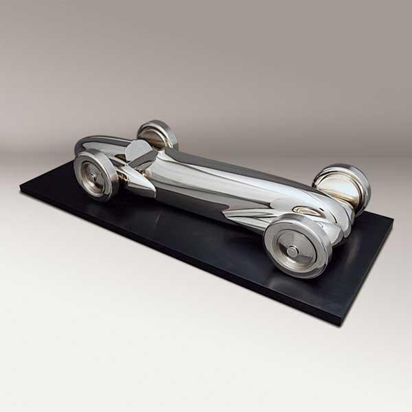 "Caracciola" sculpture by Emmanuel Zurini - Formula 1 Memorabilia