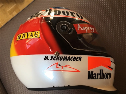 bell dominator 2 helmet 1997 Michael Schumacher Bell Fiorano Dominator test helmet signed – Formula  1 Memorabilia