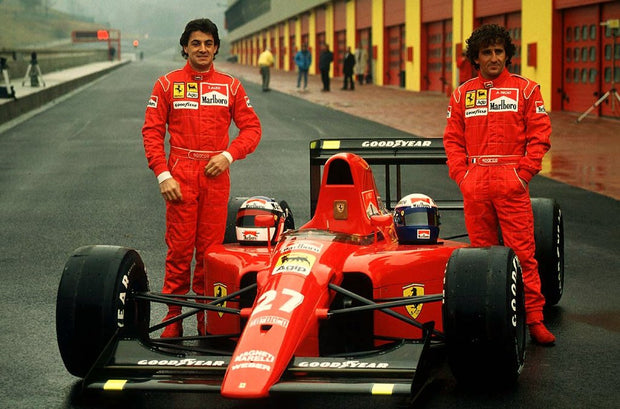 1991 Alain Prost and Jean Alesi steering wheel - Formula 1 Memorabilia