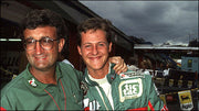 1991 Michael Schumacher Belgium GP race used helmet - Formula 1 Memorabilia