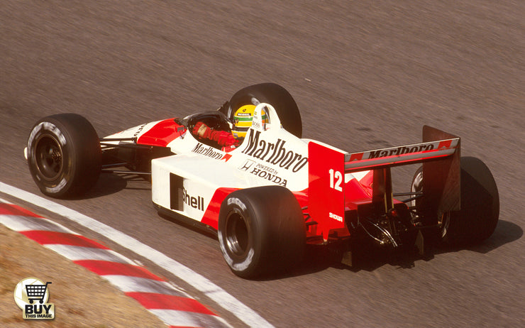 1988 Ayrton Senna McLaren MP4/4 Brake disk signed -SOLD-
