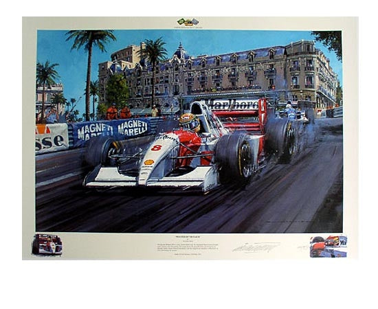 Ayrton Senna by Nicholas Watts - Formula 1 Memorabilia