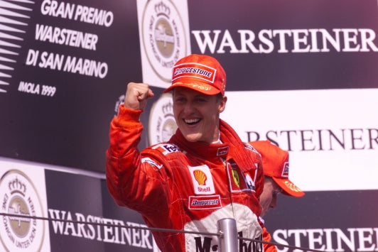 1999 Michael Schumacher Bell replica Helmet signed - Formula 1 Memorabilia
