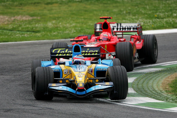 2005 Michael Schumacher San Marino GP race used OMP gloves - Formula 1 Memorabilia