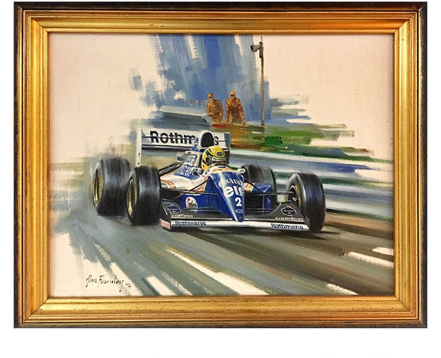 1994 Ayrton Senna by Alan Fearnley - Formula 1 Memorabilia